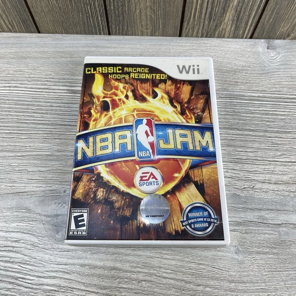 NBA Jam Nintendo Wii 2010 No Manual Tested Working EA Sports